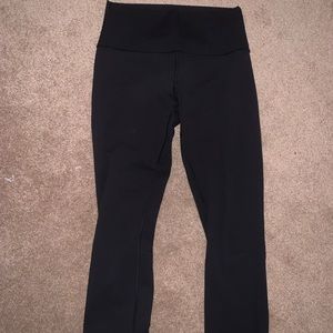 Black Cropped Lululemon Leggings